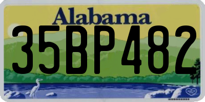 AL license plate 35BP482
