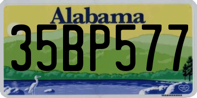 AL license plate 35BP577