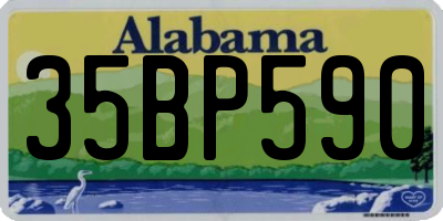 AL license plate 35BP590