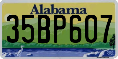 AL license plate 35BP607