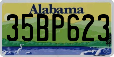 AL license plate 35BP623