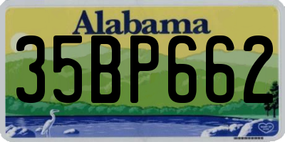 AL license plate 35BP662