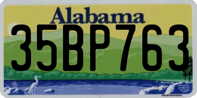 AL license plate 35BP763