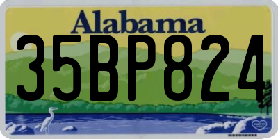 AL license plate 35BP824