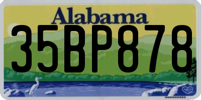 AL license plate 35BP878