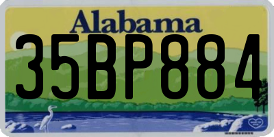 AL license plate 35BP884