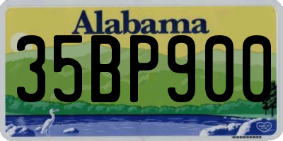 AL license plate 35BP900