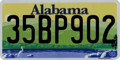 AL license plate 35BP902