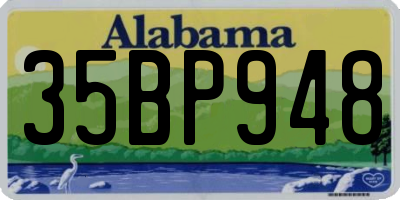 AL license plate 35BP948