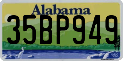 AL license plate 35BP949