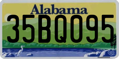 AL license plate 35BQ095