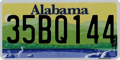 AL license plate 35BQ144