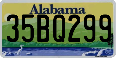 AL license plate 35BQ299