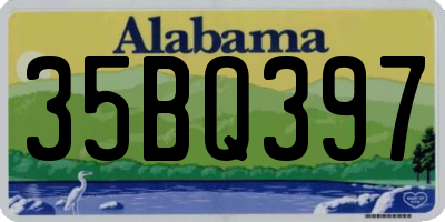 AL license plate 35BQ397
