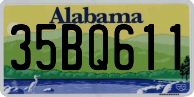 AL license plate 35BQ611