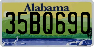 AL license plate 35BQ690