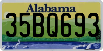 AL license plate 35BQ693