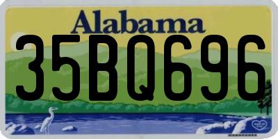 AL license plate 35BQ696