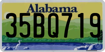 AL license plate 35BQ719