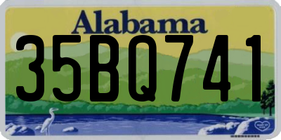 AL license plate 35BQ741