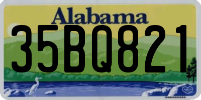 AL license plate 35BQ821
