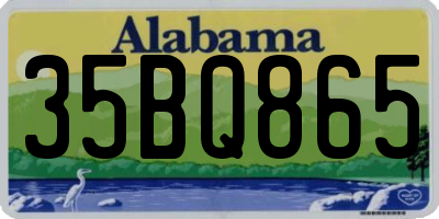 AL license plate 35BQ865