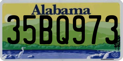 AL license plate 35BQ973