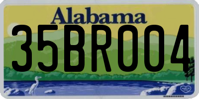 AL license plate 35BR004