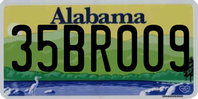 AL license plate 35BR009