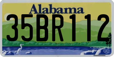 AL license plate 35BR112