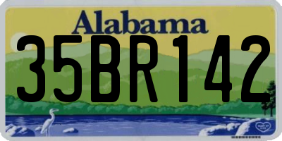 AL license plate 35BR142