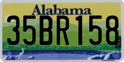 AL license plate 35BR158