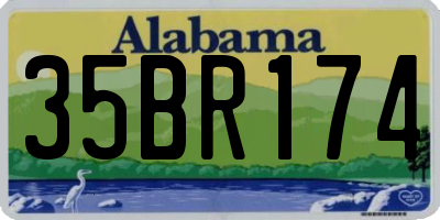 AL license plate 35BR174