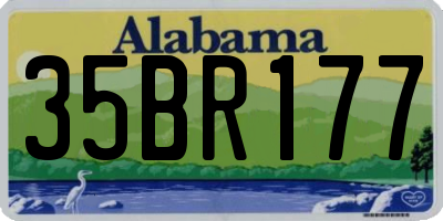 AL license plate 35BR177