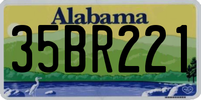AL license plate 35BR221