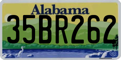 AL license plate 35BR262