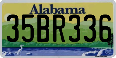 AL license plate 35BR336
