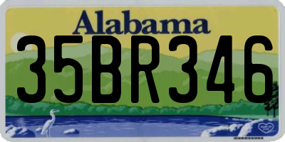 AL license plate 35BR346