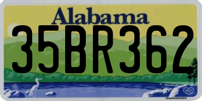 AL license plate 35BR362