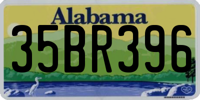 AL license plate 35BR396