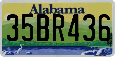 AL license plate 35BR436