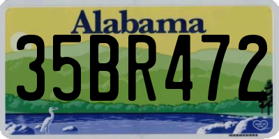 AL license plate 35BR472
