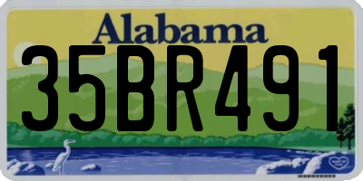 AL license plate 35BR491