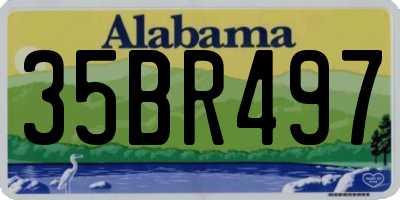 AL license plate 35BR497