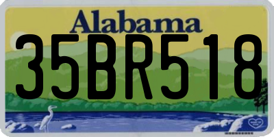 AL license plate 35BR518