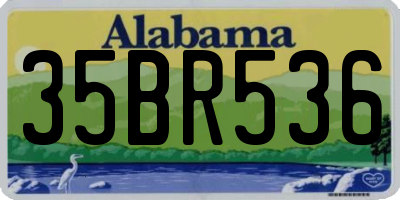 AL license plate 35BR536