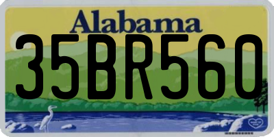 AL license plate 35BR560