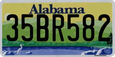 AL license plate 35BR582
