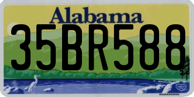 AL license plate 35BR588