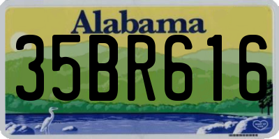 AL license plate 35BR616